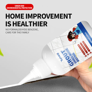 Kit de reparación de lechada de azulejos para el hogar, agente de recarga de huecos de azulejos, pintura de revestimiento de restauración de lechada de azulejos de varios colores para calafateo de pintura en el hogar para el Sealing-280ml - Product Image 2