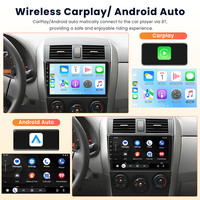 Autoradio Podofo 9 pouces avec CarPlay/Android Auto sans fil pour Ford Escape/Kuga/Mazda Tribute 2008-2012 GPS/WiFi Fournisseur OEM/ODM