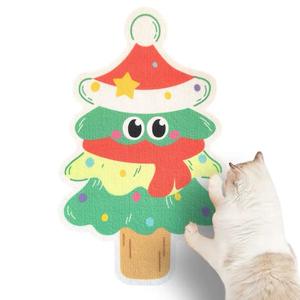 Arbre à <span class=keywords><strong>chat</strong></span> moderne résistant à l'usure planche à gratter pâte murale protection <span class=keywords><strong>chat</strong></span> escalade tapis en bois jouet de noël Stickers muraux - Product Image 1