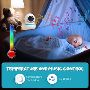 5 pouces nouveau moniteur bébé <span class=keywords><strong>pas</strong></span> <span class=keywords><strong>cher</strong></span> caméra VOX Mode 5000mAh batterie <span class=keywords><strong>Babyphone</strong></span> Vision nocturne conversation bidirectionnelle Non WiFi moniteur bébé - Product Image 3