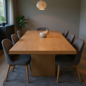 Solid <b>Oak</b> Wood <b>Table</b> <b>Top</b> 31.5x15.7 Inches Rectangular For Dining <b>Tables</b> Modern Minimalist Stable Home Furniture - Product Image 2