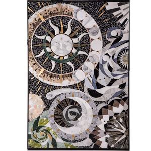 Centurymosaic personnalisé à la main murale marbre blanc artistique mosaïque <span class=keywords><strong>peinture</strong></span> pour décoration murale - Product Image 1