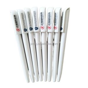 Advertising Promotion Gift White Customized Ball Point <b>Pen</b> With Custom Logo - Product Image 1