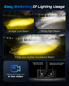 ไฟทำงาน LED <span class=keywords><strong>Novsight</strong></span> 3000K & 6000K ไฟหน้ามอเตอร์ไซค์ LED รุ่นใหม่ โปรเจคเตอร์เลนส์ ไฟสปอตไลท์สำหรับขับขี่มอเตอร์ไซค์ รถยนต์ รถบรรทุก - Product Image 5
