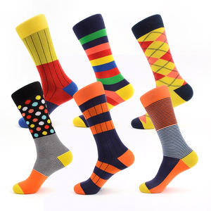 OEM fabbrica di alta qualità vestito modale calzino per gli uomini Casual equipaggio Logo personalizzato in tutta la stagione - Product Image 3