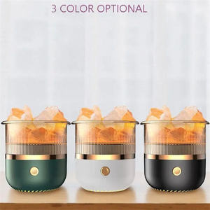 Diffusore di aromi in pietra salina 7 colori luce <span class=keywords><strong>ambiente</strong></span> diffusore di olio essenziale umidificatore d'aria macchina <span class=keywords><strong>per</strong></span> aromaterapia <span class=keywords><strong>per</strong></span> umidificatore domestico - Product Image 4