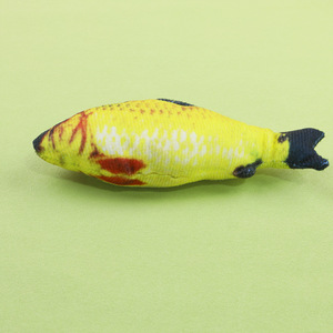 Juguete de peluche realista con forma de pez menta para gatos, juguete para estimular a los gatos, limpia los dientes, resistente a los arañazos y a las mordidas. - Product Image 3