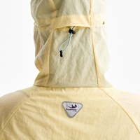 Veste de sport d'extérieur à capuche, séchage rapide, anti-plis, color block, protection solaire, pour femme, été, fonctionnelle, 100% nylon