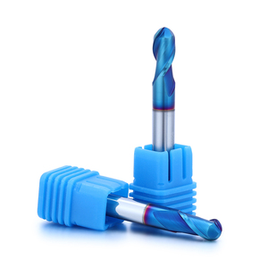 Dohre tungsten carbide endmill cứng lên và xuống bóng mũi cuối nhà máy cắt NACO màu xanh tráng cho khắc thép - Product Image 5