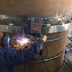 Robot de soudage MIG <span class=keywords><strong>Huawei</strong></span> HK-100S, nouveau tracteur de soudage de réservoirs avec oscillateur sans balais 220V/50Hz, acier inoxydable - Product Image 3