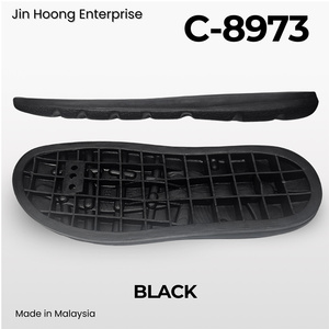 Semelle de chaussure pour homme WearReady en PVC, antidérapante, résistante à l'eau, conçue pour les chaussures de tous les jours, adhérence ferme, forme stable, utilisation fiable - Product Image 2