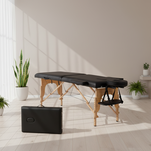 Table de <span class=keywords><strong>Massage</strong></span> Pliante en Bois de 11 kg, Moderne, Appui-tête Détachable, Hauteur Réglable, Pieds Antidérapants <span class=keywords><strong>pour</strong></span> <span class=keywords><strong>Salon</strong></span> de Beauté - Product Image 6