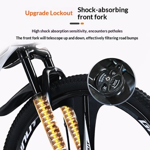 Vélo de montagne pour adultes, 24 <span class=keywords><strong>pouces</strong></span>, pour hommes, femmes, étudiants, cyclisme, déplacements, course tout-terrain, 30 vitesses, freins à disque doubles, détachables - Product Image 4