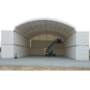 Abri en PVC de grande taille de haute qualité et à <span class=keywords><strong>bas</strong></span> prix, bâtiment de stockage en tissu pour entrepôt industriel temporaire, tente de stockage - Product Image 2