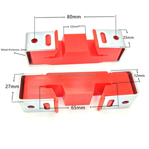 Clip d'isolation acoustique ignifuge en caoutchouc <span class=keywords><strong>de</strong></span> silicone Isomax pour plafonds, murs, canal <span class=keywords><strong>de</strong></span> <span class=keywords><strong>chapeau</strong></span> résilient - Product Image 2