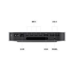 Mac Mini Laptop con Processore AMD Athlon, Sistema Operativo Mac <span class=keywords><strong>OS</strong></span>, Display 5K, Archiviazione SSD, Bianco, per Uso Aziendale - Product Image 2