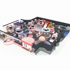 Équipement de terrain de jeu Commercial, <span class=keywords><strong>maison</strong></span> de jeu de rôle intérieure, aire de jeu intérieure pour enfants, toboggan, fosse à balles, château méchant - Product Image 3