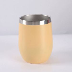Customized12oz. Stainless Steel Wine Tumblers <b>Cup</b> <b>Thermos</b> With Logo for Promotions Factory Price - Product Image 6
