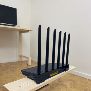 Werkseitig WIFI 6 AX3000 1WAN <span class=keywords><strong>3</strong></span> LAN 6-teilige Antenne Dualband OpenWRT Unlocked Wireless Router Easy Mesh Router - Product Image 5