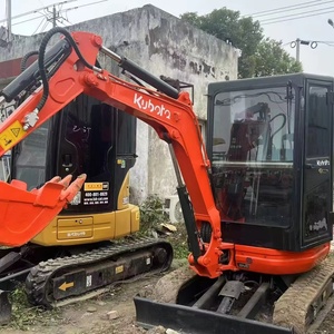 La excavadora Kubota U20 original de segunda mano procedente de Japón es una excavadora sobre orugas en miniatura adecuada para proyectos de demolición en interiores. - Product Image 2
