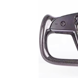 Volant en fibre de carbone pour <span class=keywords><strong>Tesla</strong></span> <span class=keywords><strong>Model</strong></span> S <span class=keywords><strong>Model</strong></span> <span class=keywords><strong>X</strong></span> Volant de style Yoke 2021 <span class=keywords><strong>2022</strong></span> 2023 - Product Image 6