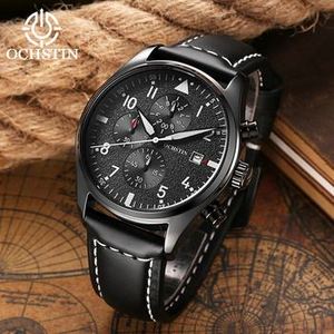 OCHSTIN 043 Wholesale Orange Gents Quartz <strong>Watch</strong> <strong>Activity</strong> PU Leather Band Waterproof Luminous 24 Hour Date Display Reloj <strong>Watch</strong> - Product Image 4