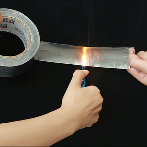 סרט דבק אלומיניום תעשייתי להדבקת משטחי מתכת ולחיצוניים בטמפרטורות גבוהות, סרט אלומיניום לחימום, אוורור ומיזוג אוויר (HVAC) - Product Image 3