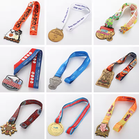 Throhies 3D Médaille Futsal Voiture Or État Carré Football Spectaculaire Trophées Sport Métal Personnalisé Médailles D'or À Vendre