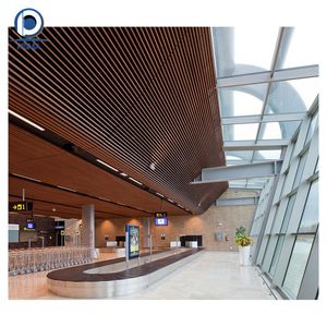 Panneau d'ingénierie de <span class=keywords><strong>plafond</strong></span> en tube carré extrudé <span class=keywords><strong>Optima</strong></span> Profile pour la ventilation du couloir de bureau et le <span class=keywords><strong>plafond</strong></span> suspendu respirant - Product Image 4