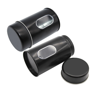 Venta caliente BBQ Contenedores de metal Coctelera de especias de estaño personalizada Latas de especias redondas de grado alimenticio Embalaje para <span class=keywords><strong>pimienta</strong></span> y sal - Product Image 2