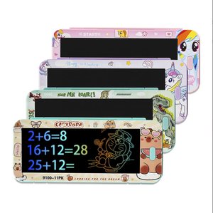 סטודנט רב תכליתיים abs תיבת עיפרון lcd תיק עיפרון עם עט וסוללה - Product Image 1