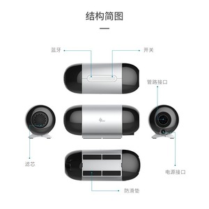 Máquina CPAP Portátil M1 Mini, Tratamiento Eléctrico para la <span class=keywords><strong>Apnea</strong></span> <span class=keywords><strong>del</strong></span> <span class=keywords><strong>Sueño</strong></span> y Ronquidos, con Mascarilla Nasal y Tubo - Product Image 2