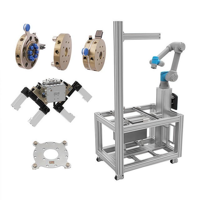 CRG QC50 QC90 Robot Manual Quick Changer Collaborative Robot Schunk Grippers Universal Robot UR10e Cobot for Logistics Sorting