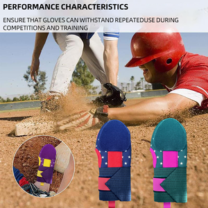 Gants <span class=keywords><strong>de</strong></span> <span class=keywords><strong>baseball</strong></span> coulissants personnalisés en usine pour l'entraînement au <span class=keywords><strong>baseball</strong></span>, gants <span class=keywords><strong>de</strong></span> protection contre les fuites des doigts - Product Image 4