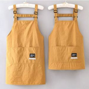 Tablier de travail japonais durable et tendance avec bretelles réglables, sans manches, pour restaurant, café, nettoyage, imperméable et résistant à l'huile - Product Image 3