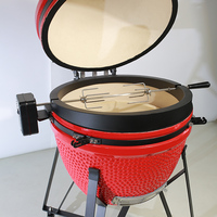 Accessoires pour barbecue Kamado, kit de rôtissoire adapté aux fours Kamado en céramique de grande taille