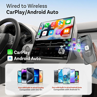 Adaptador Inalámbrico para Auto que Convierte Carplay y Android Auto con Cable a Inalámbrico, Adaptador Inalámbrico Rápido para iPhone