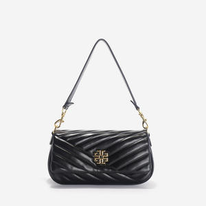 Nouveau Sac à bandoulière en cuir pour femme, style niche, collection 2025, vente en gros usine, fermeture ouverte, sac à chaîne sous le bras, sacs à bandoulière pour femme - Product Image 2