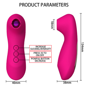 Vibrador Recargable con Función de Succión y Estimulación, Vibrador de Punto G para Parejas, Vibrador Doble, Equipo Sexual para Adultos, Simulador de Pezones, Juguetes Sexuales para Adultos - Product Image 5