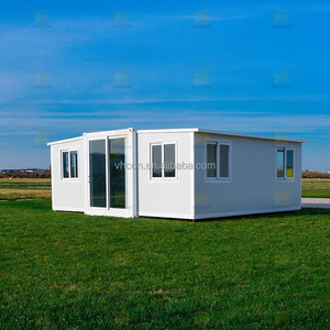 Rumah Kontainer Modular Profesional Mudah Dibangun, Penyimpanan Kecil untuk Kantor Kamp Pekerja, Rumah Kontainer Paket Datar Lebar Ganda dengan Perabotan - Product Image 4