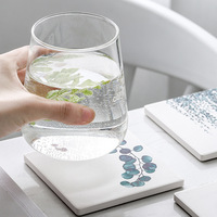 Sous-verre en céramique liège isolation antidérapante tapis en céramique sous-verre décoratif tasse à café tapis soucoupe