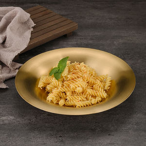 Plato hondo de acero inoxidable 304 para servir comida caliente y platos picantes - Product Image 2