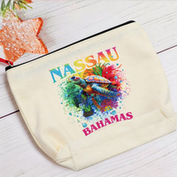 Dompet Kanvas Wanita Model Gelang Kunci, Fashionable, Dilengkapi Resleting, Tempat Kartu, dan Kantong Koin - Promo!