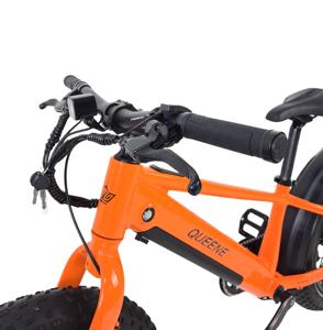 QUEENE/ Vélo d'équilibre électrique pour enfants à pneus larges, vélo pour enfants, 20 pouces, frein à disque, alliage d'aluminium, vélo d'apprentissage, 5-12 ans - Product Image 4