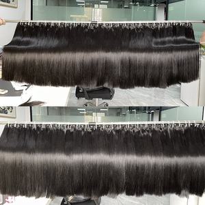 Mechones <span class=keywords><strong>de</strong></span> cabello camboyano crudo AngelBella, proveedor sin procesar, venta al por mayor, cabello humano vietnamita <span class=keywords><strong>virgen</strong></span> crudo, cutícula alineada, cabello - Product Image 4