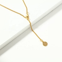 Femmes O Forme Acétate Pendentif Lien Chaîne Collier En Laiton Plaqué Or Style Classique Usine En Gros Collection De Bijoux