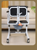 Chaise de transfert pour patients de classe I, instrument de réadaptation léger, réglable et durable de haute qualité