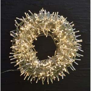 800 LUMIÈRES DE NOËL MICROLED À LUMIÈRE CHAUDE AVEC TRANSFORMATEUR 16+3MT - Product Image 1