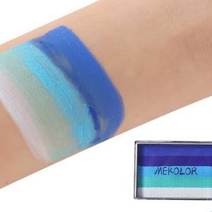 Kit de Pintura Facial y Corporal MEKOLOR para Niños y Adolescentes, 6 Colores <span class=keywords><strong>Arcoíris</strong></span>, a Base de Agua, Lavable, Inofensivo para la Piel, 25g, en Barra - Product Image 6
