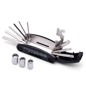 Kit d'outils multifonctions 16 en 1 pour vélo, clé pliante en acier inoxydable, kit de réparation pour l'entretien des vélos de montagne - Product Image 5
